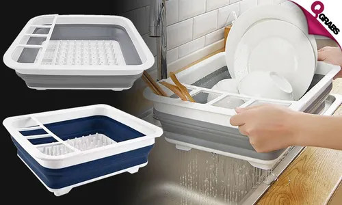 Silicone Foldable Draining Rack!